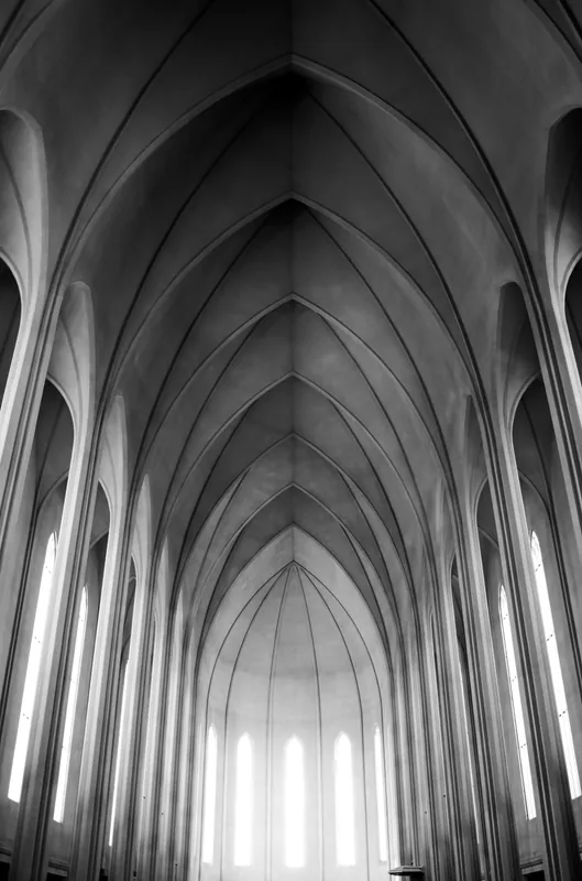 Hallgrimskirkja, Reykjavík, Iceland. 2017.